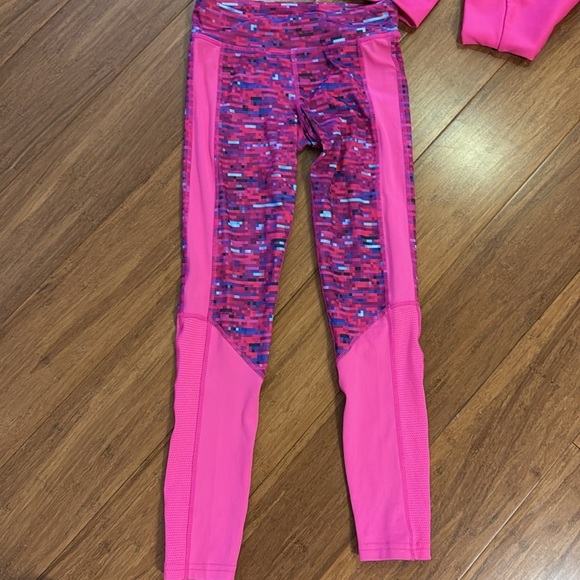 C9 Champion girls hot pink pixelated jacket and leggings size medium (7/8) NWOT - Picture 5 of 8